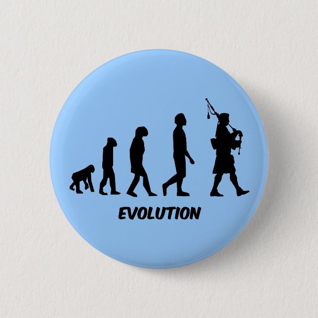 Bóton Redondo 5.08cm Bagpipes engraçados (Frente)