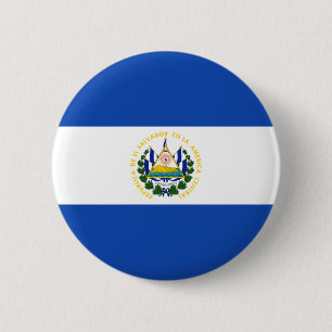 Bóton Redondo 5.08cm Baixo custo! Bandeira de El Salvador