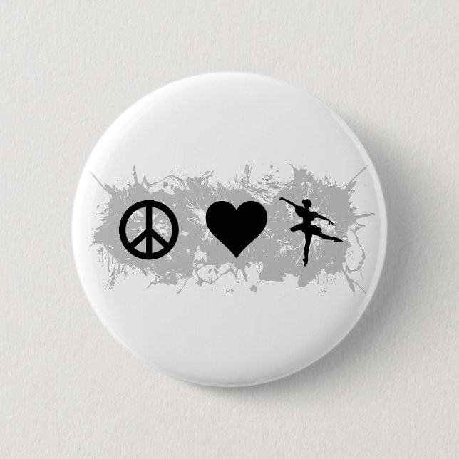 Bóton Redondo 5.08cm Balé 5 (Frente)