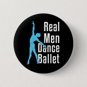 Bóton Redondo 5.08cm Balé Real Men Dance