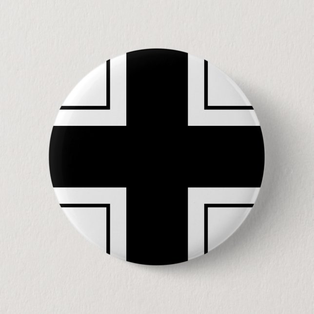 Bóton Redondo 5.08cm BalkenKreuz no branco (Frente)