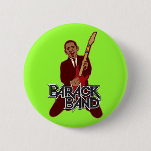 Bóton Redondo 5.08cm Banda de Barack