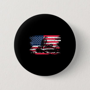 Bóton Redondo 5.08cm bandeira americana dos EUA jet ski bandeira americ