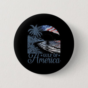 Bóton Redondo 5.08cm Bandeira Americana G.2025 Do Golfo De Eua