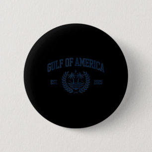 Bóton Redondo 5.08cm Bandeira Americana G.2025 Do Golfo De Eua