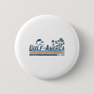 Bóton Redondo 5.08cm Bandeira Americana G.2025 Do Golfo De Eua
