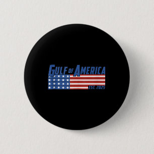 Bóton Redondo 5.08cm Bandeira Americana G.2025 Do Golfo De Eua
