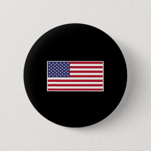 Bóton Redondo 5.08cm Bandeira Americana Legal Patriótica Eua Bandeiras