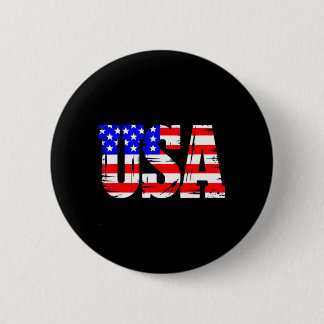 Bóton Redondo 5.08cm Bandeira Americana Patriótica dos EUA