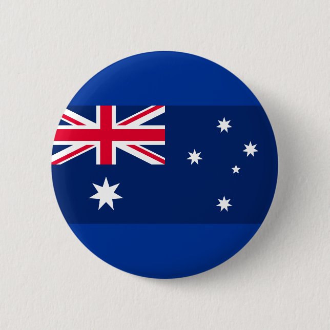 Bóton Redondo 5.08cm Bandeira australiana (Frente)