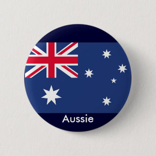 Bóton Redondo 5.08cm bandeira australiana