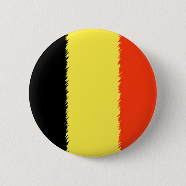 Bóton Redondo 5.08cm Bandeira belga (Frente)