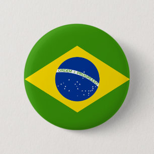 Bóton Redondo 5.08cm Bandeira brasileira