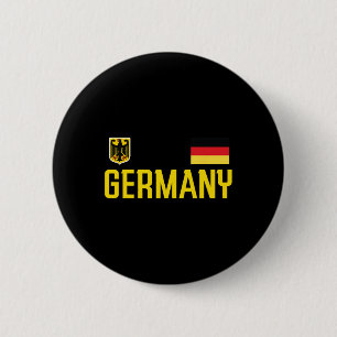 Bóton Redondo 5.08cm Bandeira da Alemanha Deutschland Futebol Torcedor
