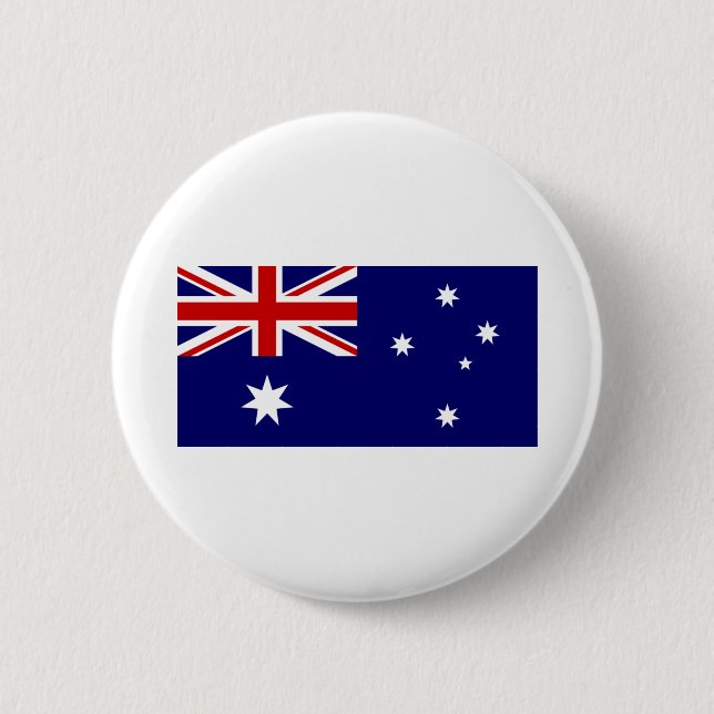 Bóton Redondo 5.08cm Bandeira da Austrália (Frente)