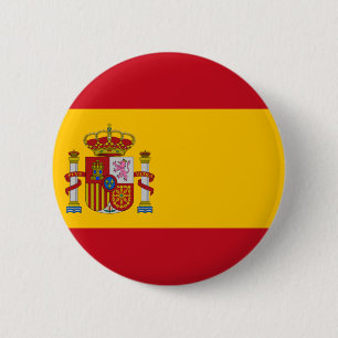 Bóton Redondo 5.08cm Bandeira da Espanha