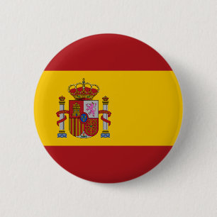 Bóton Redondo 5.08cm Bandeira da Espanha