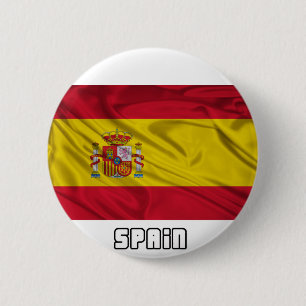 Bóton Redondo 5.08cm Bandeira da espanha