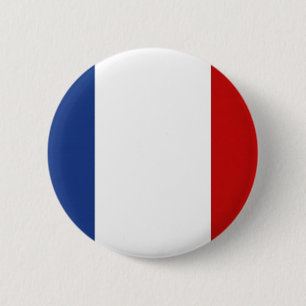 Bóton Redondo 5.08cm Bandeira da França