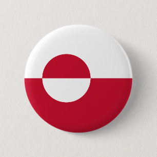 Bóton Redondo 5.08cm Bandeira da Gronelândia