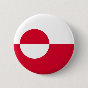 Bóton Redondo 5.08cm Bandeira da Gronelândia