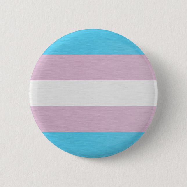 Bóton Redondo 5.08cm Bandeira da igualdade do Transgender (Frente)