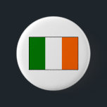 Bóton Redondo 5.08cm Bandeira da Irlanda<br><div class="desc">A imagem mostra a Irish Flag ou Flag da Irlanda,  o tricolor verde,  branco e laranja.</div>