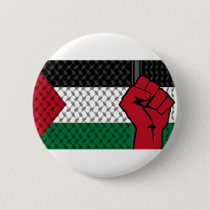 Bóton Redondo 5.08cm Bandeira da Palestina, Salvar Gaza, Gaza livre