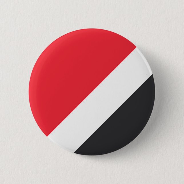 Bóton Redondo 5.08cm Bandeira da Principado de Sealand (Frente)