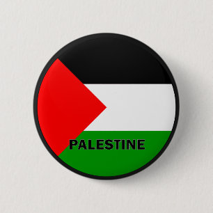 Bóton Redondo 5.08cm Bandeira da qualidade de Palestina Roundel
