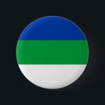 Bóton Redondo 5.08cm Bandeira da República Komi<br><div class="desc">Bandeira patriótica da República Komi.</div>