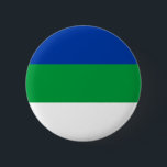 Bóton Redondo 5.08cm Bandeira da República Komi<br><div class="desc">Bandeira patriótica da República Komi.</div>