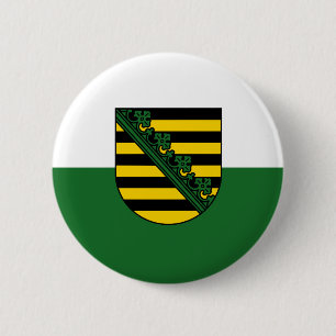 Bóton Redondo 5.08cm Bandeira da Saxónia