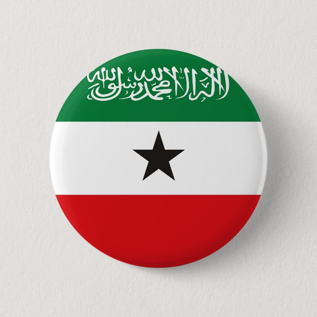Bóton Redondo 5.08cm Bandeira da Somália (Frente)