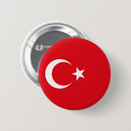 Bóton Redondo 5.08cm Bandeira da Turquia