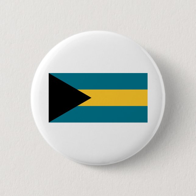 Bóton Redondo 5.08cm Bandeira das Bahamas (Frente)