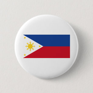 Bóton Redondo 5.08cm Bandeira das Filipinas