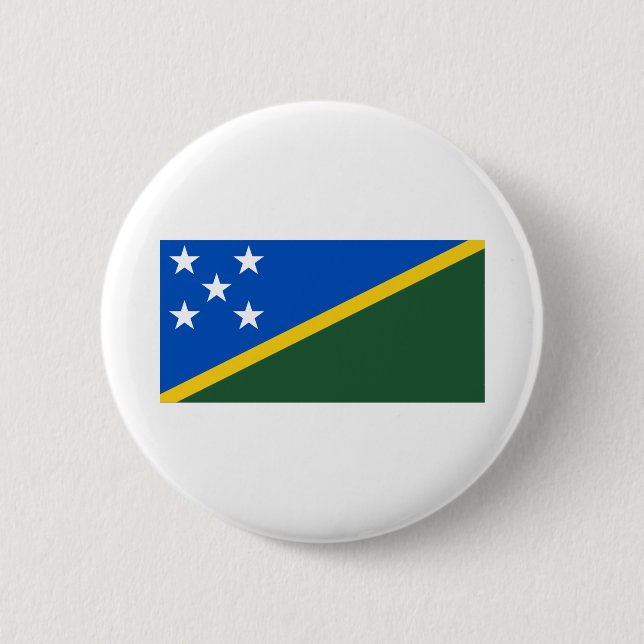 Bóton Redondo 5.08cm Bandeira das Ilhas Salomão (Frente)