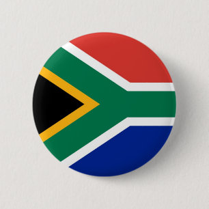 Bóton Redondo 5.08cm Bandeira de África do Sul no Pin/crachá do botã