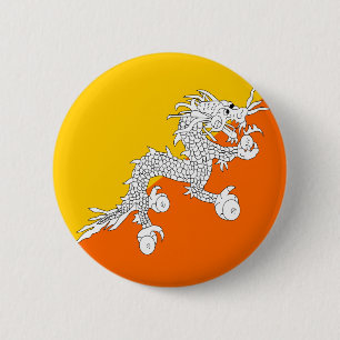 Bóton Redondo 5.08cm Bandeira de alta qualidade de Bhutan