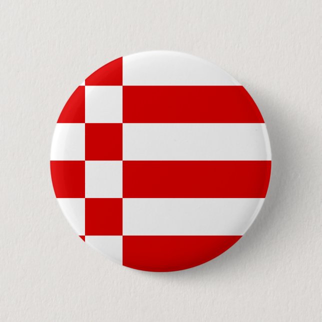Bóton Redondo 5.08cm Bandeira de Bremen Pinback Button (Frente)
