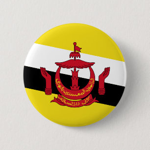 Bóton Redondo 5.08cm Bandeira de Brunei