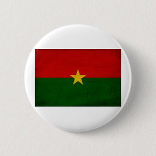 Bóton Redondo 5.08cm Bandeira de Burkina Faso