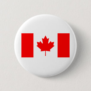 Bóton Redondo 5.08cm Bandeira de Canadá