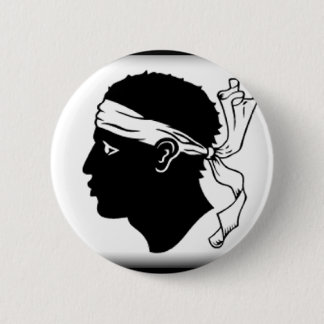 Bóton Redondo 5.08cm Bandeira de Córsega France