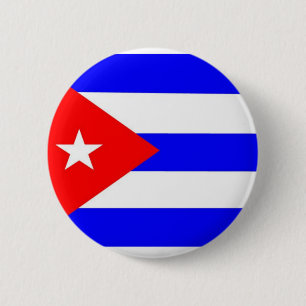 Bóton Redondo 5.08cm Bandeira de Cuba