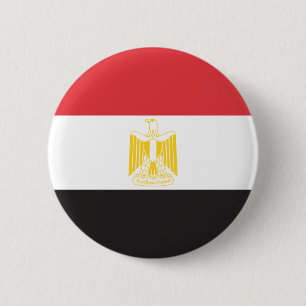 Bóton Redondo 5.08cm Bandeira de Egipto