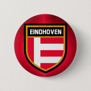 Bóton Redondo 5.08cm Bandeira de Eindhoven