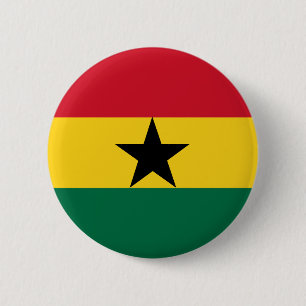 Bóton Redondo 5.08cm Bandeira de Ghana