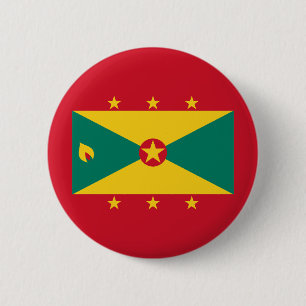 Bóton Redondo 5.08cm Bandeira de Granada